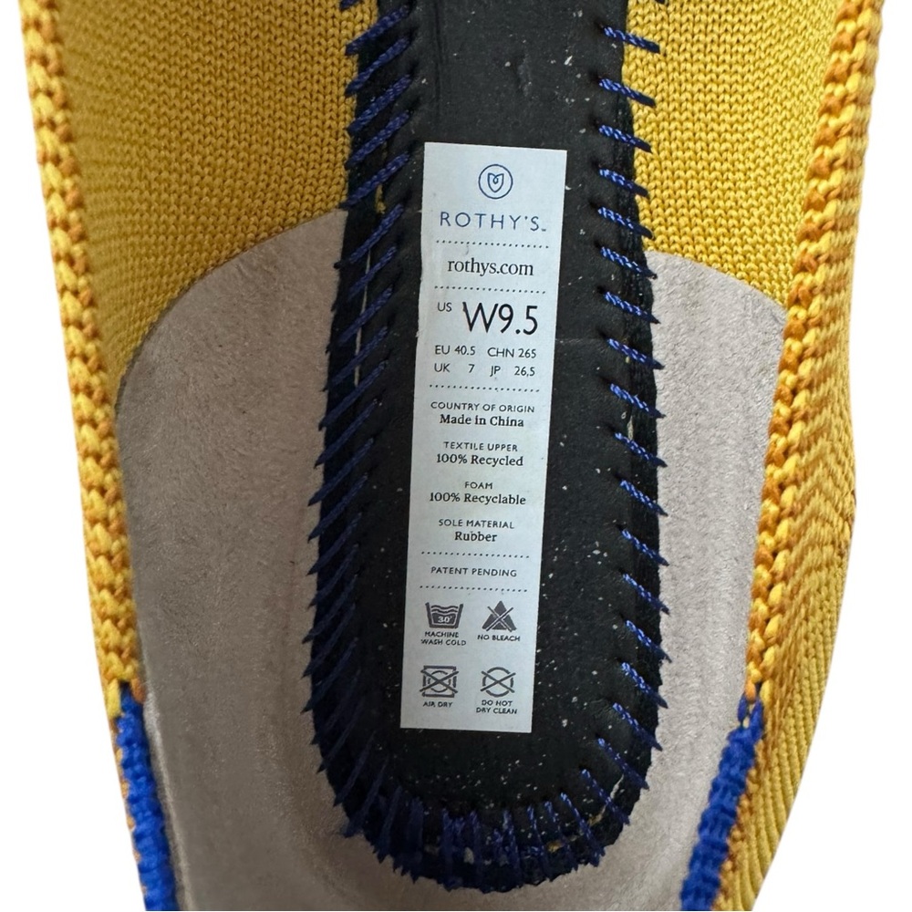 Rothy’s The Point Flats in Marigold Mustard | 9.5 - Picture 11 of 13